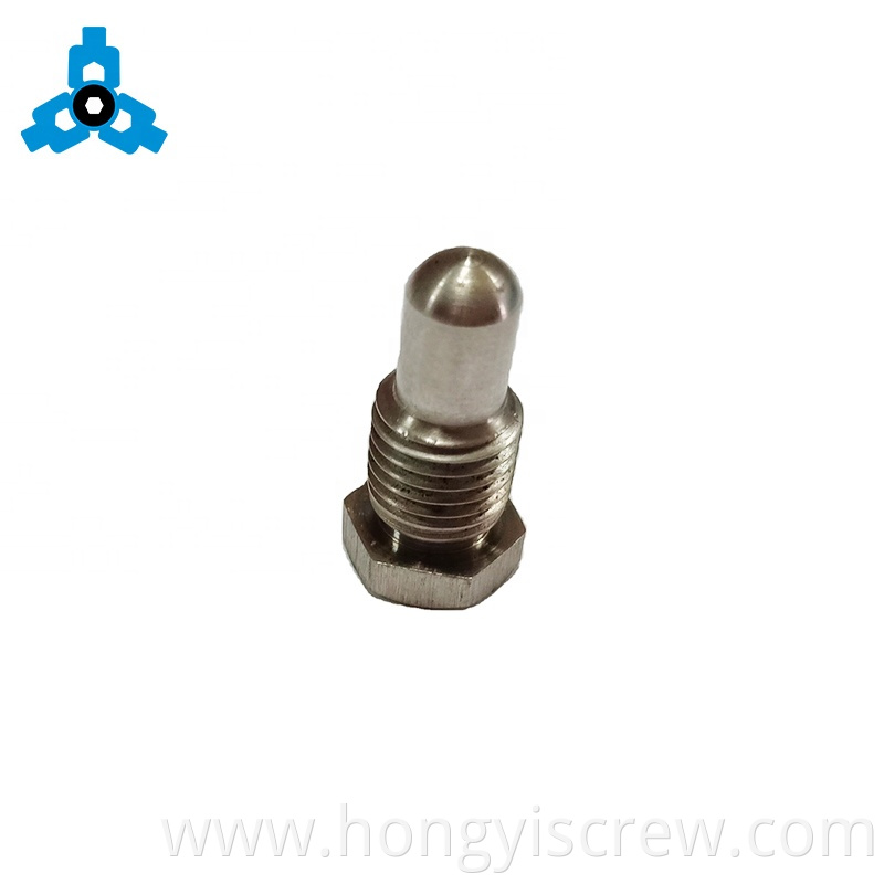 Custom Machinery Spare Parts With Thread Hex Socket Screw Bolt CNC Stainless Steel Stock Support